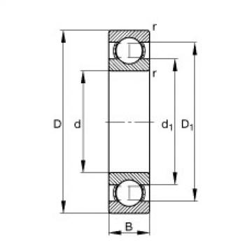 Rodamiento 61800 FAG