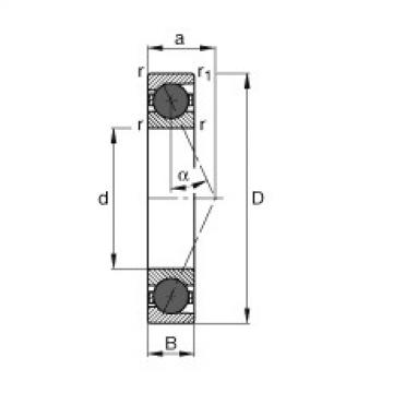 Rodamiento HCB71900-E-T-P4S FAG