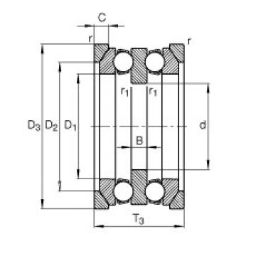 Rodamiento 54212 + U212 FAG