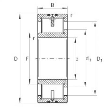 Rodamiento LSL192332-TB INA