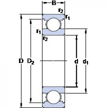 Rodamiento 61821 SKF