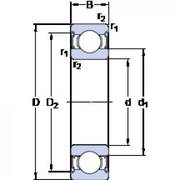 Rodamiento 6005-2Z SKF