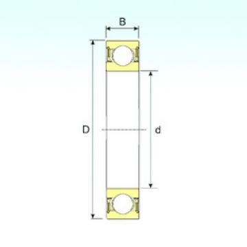 Rodamiento 61820-2RZ ISB