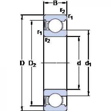 Rodamiento 6314-RS1 SKF