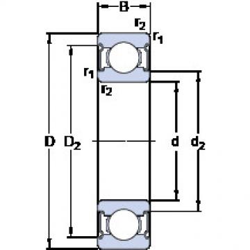 Rodamiento W 6208-2Z SKF