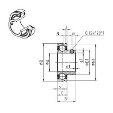 Rodamiento CUS205-16 SNR