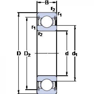 Rodamiento D/W R6-5-2ZS SKF