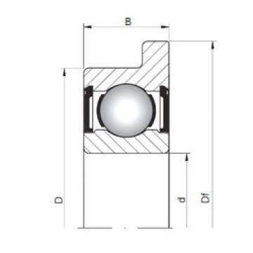 Rodamiento FL60/2,5 ZZ ISO