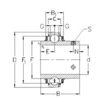 Rodamiento GYE20-KRRB NKE