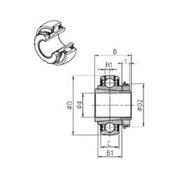 Rodamiento UK320+H SNR