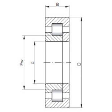 Rodamiento NUP2309 E CX