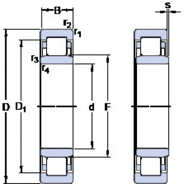 Rodamiento NU 1007 ECPH SKF