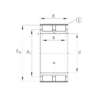 Rodamiento RSL185040-A INA