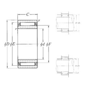 Rodamiento NAO-80×110×30 NTN