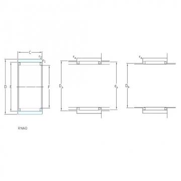 Rodamiento RNAO45x55x17 SKF