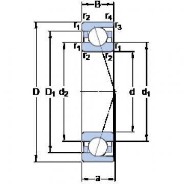 Rodamiento 7004 CD/P4A SKF