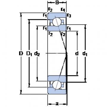 Rodamiento 7017 ACE/HCP4A SKF