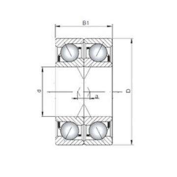 Rodamiento 7407 BDF ISO