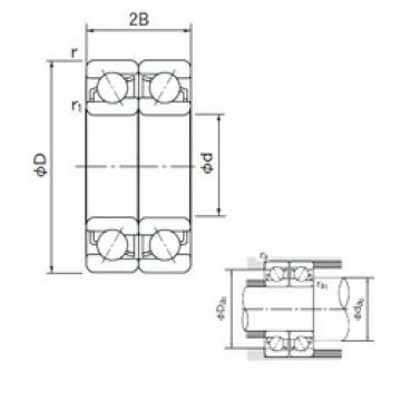 Rodamiento 7306DF NACHI