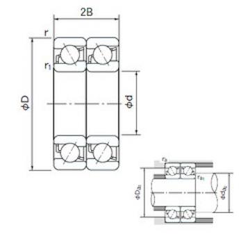 Rodamiento 7214DT NACHI