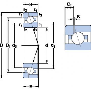 Rodamiento 7020 ACE/HCP4AH1 SKF