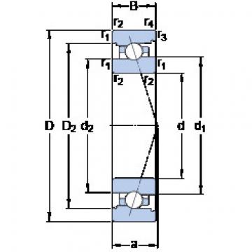 Rodamiento 71916 ACB/HCP4A SKF