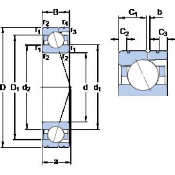 Rodamiento 71916 CD/HCP4AL SKF