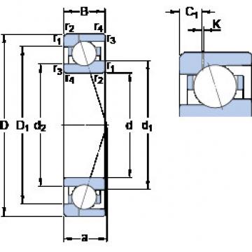 Rodamiento 71914 CE/HCP4AH1 SKF