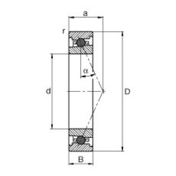 Rodamiento HC71913-E-T-P4S FAG