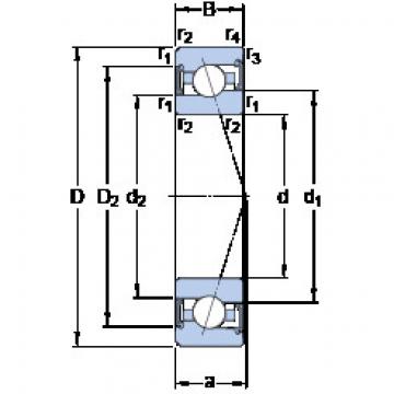 Rodamiento S7007 ACE/HCP4A SKF