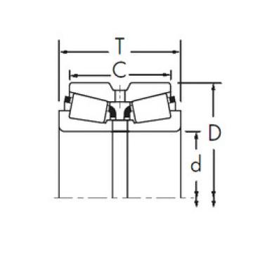 Rodamiento 13685/13621D+X2S-13687 Timken