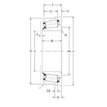 Rodamiento 126084X/126133XC Gamet