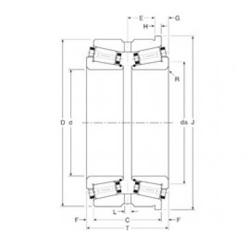 Rodamiento 123075/123123XH Gamet