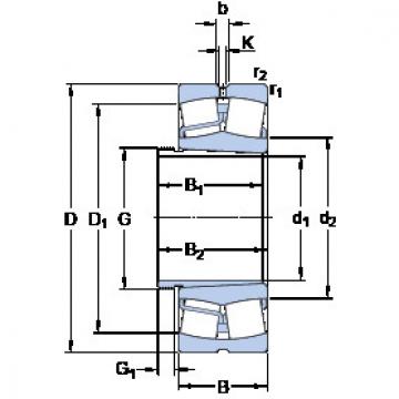 Rodamiento 22318 EK + AHX 2318 SKF