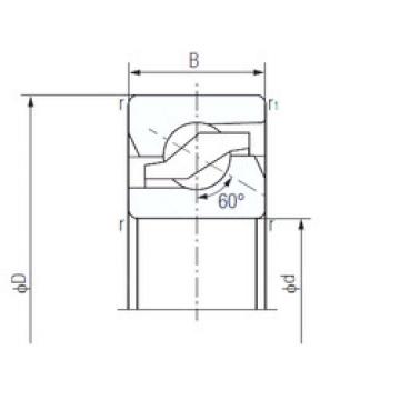 Rodamiento 45TAB07 NACHI