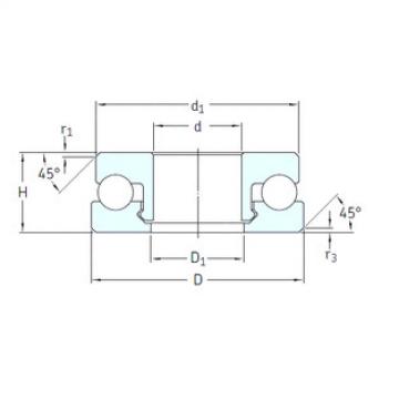 Rodamiento 51109V/HR11T1 SKF