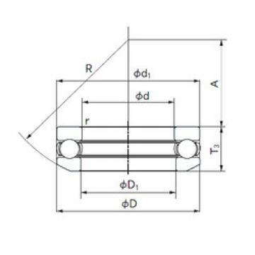 Rodamiento 53205 NACHI