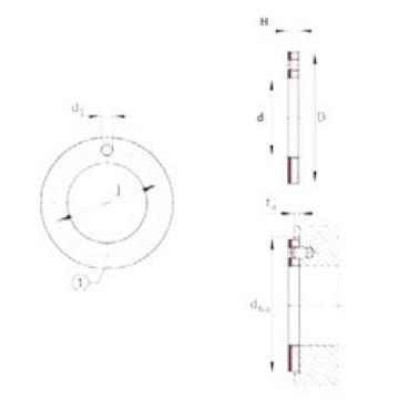 Rodamiento EGW28-E40 INA