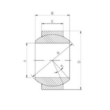 Rodamiento GE 160 HS-2RS ISO