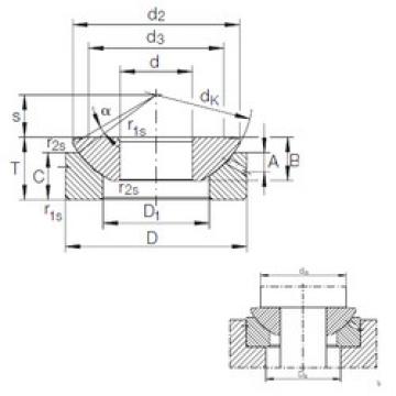 Rodamiento GE 140 AX INA