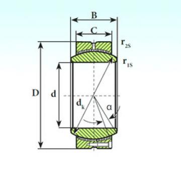 Rodamiento GE 340 CP ISB