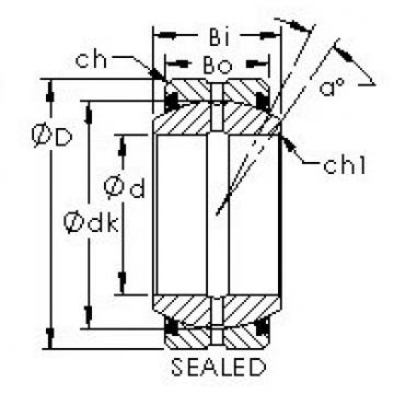 Rodamiento GE17ES-2RS AST