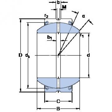 Rodamiento GEZH 200 ES-2LS SKF