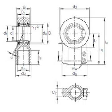 Rodamiento GIHN-K 125 LO INA