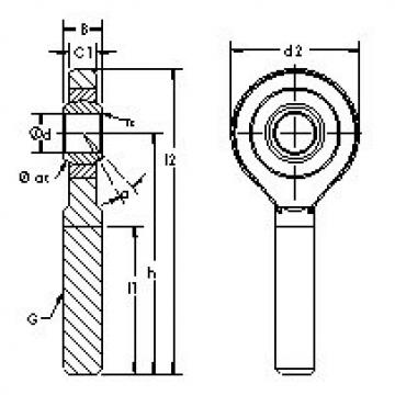 Rodamientos SA60ET-2RS AST