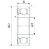 Rodamiento 6201NSE NACHI