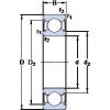 Rodamiento W 6208-2Z SKF