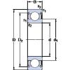 Rodamiento D/W R6-5-2ZS SKF #1 small image