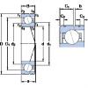 Rodamiento 71917 CE/P4AL SKF