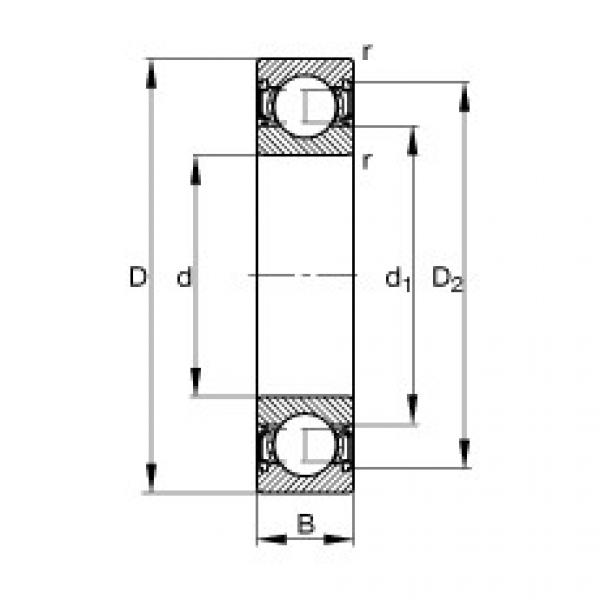 Rodamiento S6301-2RSR FAG #1 image